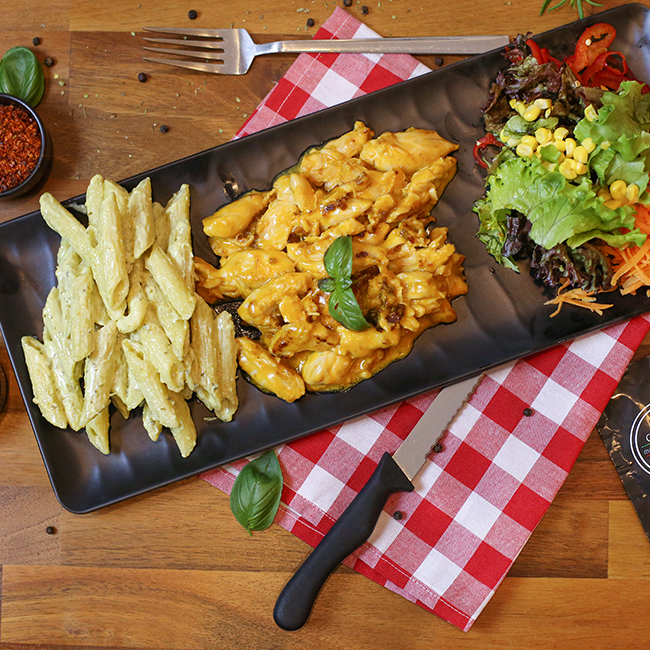 Cheddar Soslu Tavuk Cheddar Soslu Tavuk